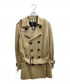 BURBERRY LONDONバーバリーロンドン）の古着「ダブルショートコート」｜ベージュ