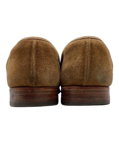 Crockett & Jones（クロケット＆ジョーンズ）Crockett & Jones (クロケット＆ジョーンズ) UNITED ARROWS (ユナイテッドアローズ) 別注 スウェードコインローファー ブラウン サイズ:7の古着・服飾アイテム