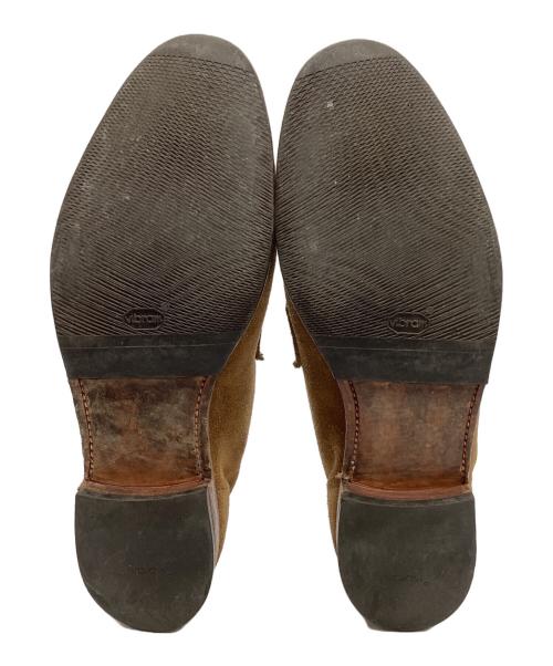 Crockett & Jones（クロケット＆ジョーンズ）Crockett & Jones (クロケット＆ジョーンズ) UNITED ARROWS (ユナイテッドアローズ) 別注 スウェードコインローファー ブラウン サイズ:7の古着・服飾アイテム