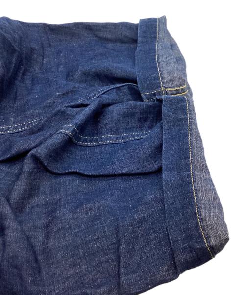 COMME des GARCONS JUNYA WATANABE MAN（コム デ ギャルソン ジュンヤ ワタナベ マン）COMME des GARCONS JUNYA WATANABE MAN (コム デ ギャルソン ジュンヤ ワタナベ マン) コットンリネン デニムサルエルカーゴパンツ　/　WC-P035　　/　 AD2018 インディゴ サイズ:Sの古着・服飾アイテム