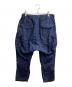 COMME des GARCONS JUNYA WATANABE MAN (コム デ ギャルソン ジュンヤ ワタナベ マン) コットンリネン デニムサルエルカーゴパンツ　/　WC-P035　　/　 AD2018 インディゴ サイズ:S：10000円
