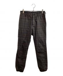 sacai（サカイ）の古着「チェック コットン イージーパンツ / 19-01937M」｜ブラウン
