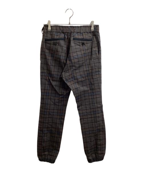 sacai（サカイ）sacai (サカイ) チェック コットン イージーパンツ / 19-01937M ブラウン サイズ:1の古着・服飾アイテム