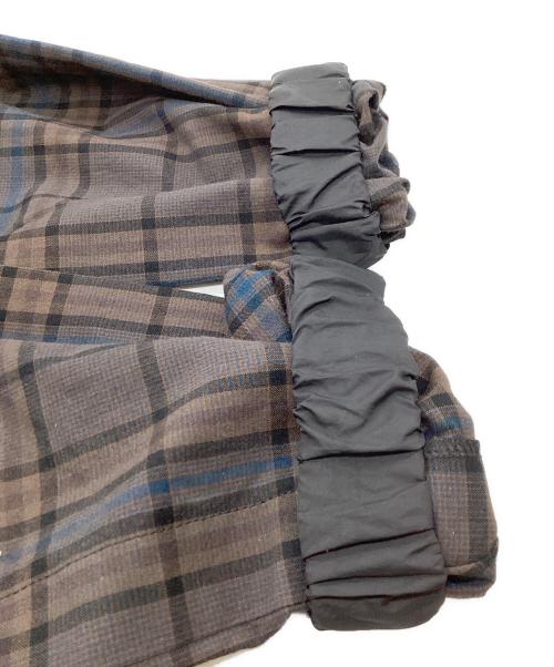 sacai（サカイ）sacai (サカイ) チェック コットン イージーパンツ / 19-01937M ブラウン サイズ:1の古着・服飾アイテム