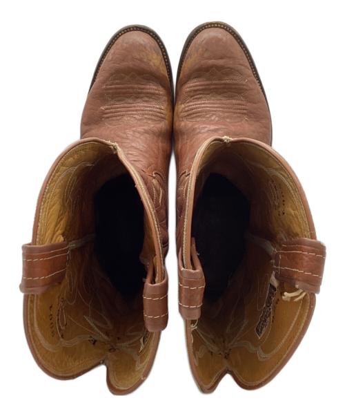 HONDO BOOTS（ホンド ブーツ）HONDO BOOTS (ホンド ブーツ) ウェスタンブーツ ブラウン サイズ:9Eの古着・服飾アイテム