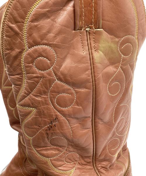 HONDO BOOTS（ホンド ブーツ）HONDO BOOTS (ホンド ブーツ) ウェスタンブーツ ブラウン サイズ:9Eの古着・服飾アイテム