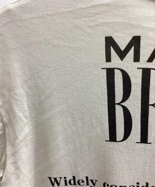 DOLCE & GABBANA（ドルチェ＆ガッバーナ）DOLCE & GABBANA (ドルチェ＆ガッバーナ) MARLON BRANDO プリントＴ アイボリー サイズ:50の古着・服飾アイテム