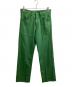 DAIRIKU（ダイリク）の古着「Straight Flasher Pressed Pants（ストレートフラッシャープレスドパンツ）/ 22SS P-4」｜グリーン
