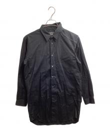 COMME des GARCONS HOMME PLUS（コムデギャルソンオムプリュス）の古着「レイヤードドッキングロングシャツ / PD-B034 / AD2019」｜ブラック