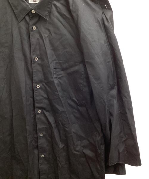 COMME des GARCONS HOMME PLUS（コムデギャルソンオムプリュス）COMME des GARCONS HOMME PLUS (コムデギャルソンオムプリュス) レイヤードドッキングロングシャツ / PD-B034 / AD2019 ブラック サイズ:Mの古着・服飾アイテム