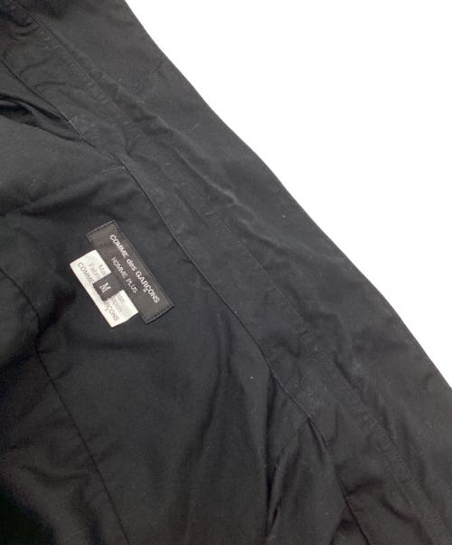 COMME des GARCONS HOMME PLUS（コムデギャルソンオムプリュス）COMME des GARCONS HOMME PLUS (コムデギャルソンオムプリュス) レイヤードドッキングロングシャツ / PD-B034 / AD2019 ブラック サイズ:Mの古着・服飾アイテム