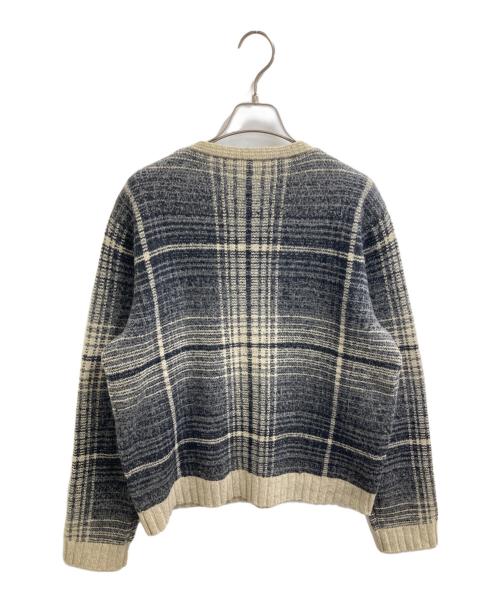 POLO RALPH LAUREN（ポロ・ラルフローレン）POLO RALPH LAUREN (ポロ・ラルフローレン) チェック柄ニット ブラック サイズ:Lの古着・服飾アイテム