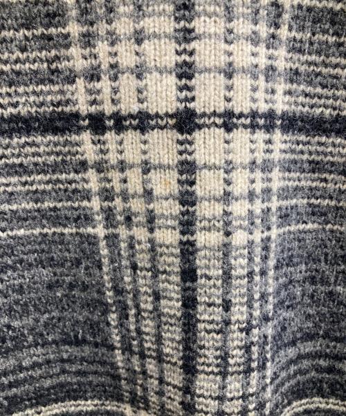 POLO RALPH LAUREN（ポロ・ラルフローレン）POLO RALPH LAUREN (ポロ・ラルフローレン) チェック柄ニット ブラック サイズ:Lの古着・服飾アイテム