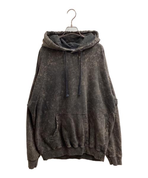 DIESEL（ディーゼル）DIESEL (ディーゼル) tie-dye cotton long-sleeve pullover sweatshirt hoodie ブラウン サイズ:Mの古着・服飾アイテム