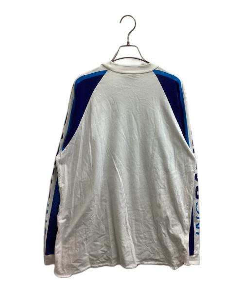 FOX RACING（フォックスレーシング）FOX RACING (フォックスレーシング) フォックスプリント長袖カットソー ブルー サイズ:Lの古着・服飾アイテム