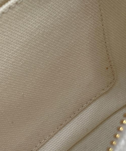 PRADA（プラダ）PRADA (プラダ) ウィッカーカナパカゴバッグ アイボリーの古着・服飾アイテム