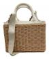 PRADA (プラダ) ウィッカーカナパカゴバッグ アイボリー：140000円
