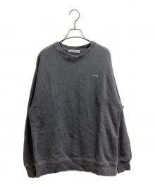 jieda（ジエダ）の古着「OVERDYE EMBROIDERY SWEAT CREW / Jie-24S-CT13」｜グレー
