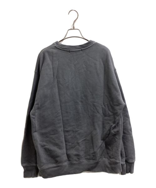 jieda（ジエダ）Jieda (ジエダ) OVERDYE EMBROIDERY SWEAT CREW / Jie-24S-CT13 グレー サイズ:2の古着・服飾アイテム
