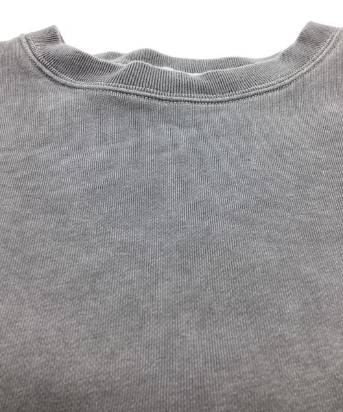 jieda（ジエダ）Jieda (ジエダ) OVERDYE EMBROIDERY SWEAT CREW / Jie-24S-CT13 グレー サイズ:2の古着・服飾アイテム