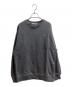 Jieda（ジエダ）の古着「OVERDYE EMBROIDERY SWEAT CREW / Jie-24S-CT13」｜グレー