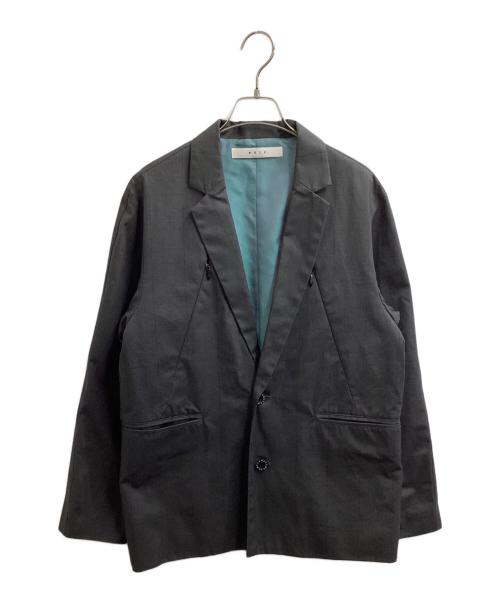 MUZE（ミューズ）MUZE (ミューズ) グレンチェック 2Bテーラードジャケット グレー サイズ:1の古着・服飾アイテム