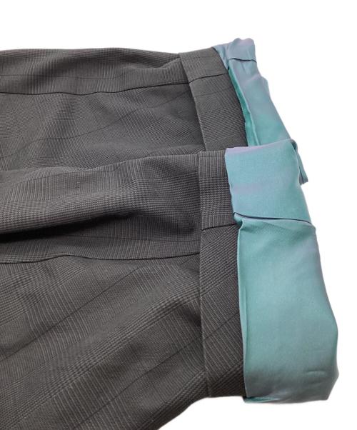 MUZE（ミューズ）MUZE (ミューズ) グレンチェック 2Bテーラードジャケット グレー サイズ:1の古着・服飾アイテム