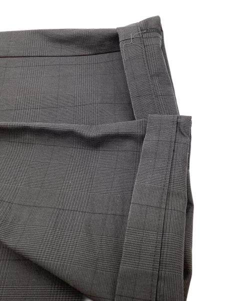 MUZE（ミューズ）MUZE (ミューズ) グレンチェック テーパードスラックス グレー サイズ:1の古着・服飾アイテム