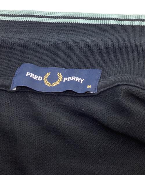 FRED PERRY（フレッドペリー）FRED PERRY (フレッドペリー) ロングスリーブポロシャツ ブラック サイズ:Mの古着・服飾アイテム