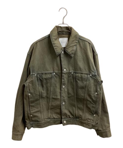 STUDIOUS（ステュディオス）STUDIOUS (ステュディオス) BLEACH OVERDYE DENIM JACKET（ブリーチオーバーダイデニムジャケット）/ 114650092 ブラウン サイズ:1の古着・服飾アイテム