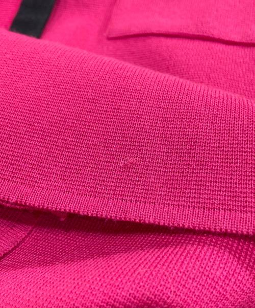 Yves Saint Laurent（イヴサンローラン）Yves Saint Laurent (イヴサンローラン) パイピングニットワンピース ピンク サイズ:Mの古着・服飾アイテム