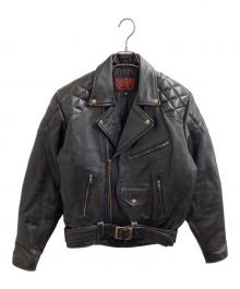 HEAVY FOR BIKERS（ヘビーフォーバイカーズ）の古着「ライダースジャケット」｜ブラック