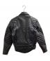 HEAVY FOR BIKERS (ヘビーフォーバイカーズ) ライダースジャケット ブラック サイズ:38：9000円
