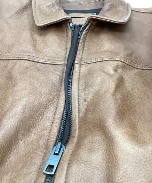 COACH（コーチ）COACH (コーチ) カーフレザージャケット / F85841 ブラウン サイズ:XSの古着・服飾アイテム