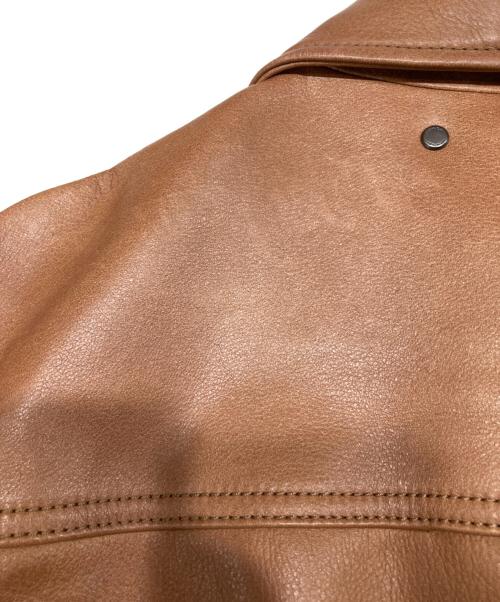COACH（コーチ）COACH (コーチ) カーフレザージャケット / F85841 ブラウン サイズ:XSの古着・服飾アイテム