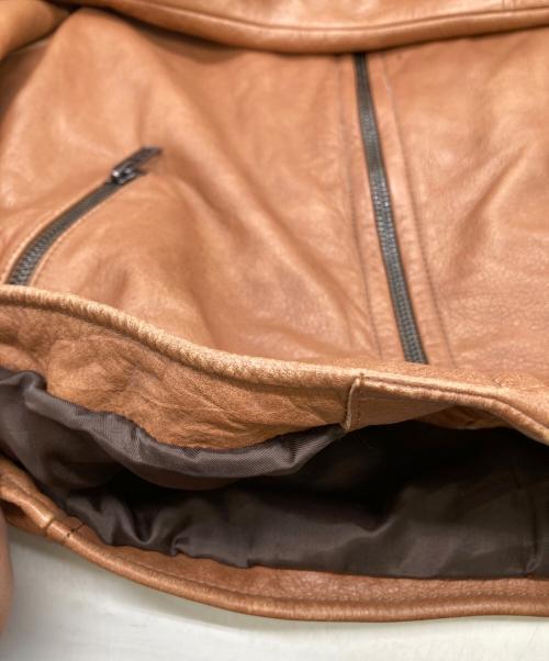 COACH（コーチ）COACH (コーチ) カーフレザージャケット / F85841 ブラウン サイズ:XSの古着・服飾アイテム