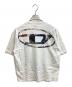 DIESEL (ディーゼル) プラネットデジタルプリントＴ / T-WASH-L6 ホワイト サイズ:M：5000円