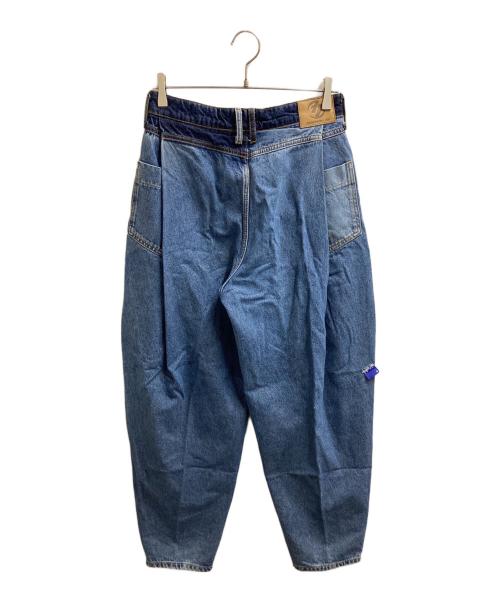 ZARA（ザラ）ZARA (ザラ) ADER error (アーダーエラー) Barrel Leg Jeans / バレルレッグジーンズ インディゴ サイズ:34の古着・服飾アイテム