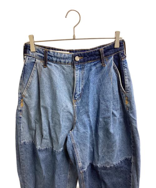 ZARA（ザラ）ZARA (ザラ) ADER error (アーダーエラー) Barrel Leg Jeans / バレルレッグジーンズ インディゴ サイズ:34の古着・服飾アイテム