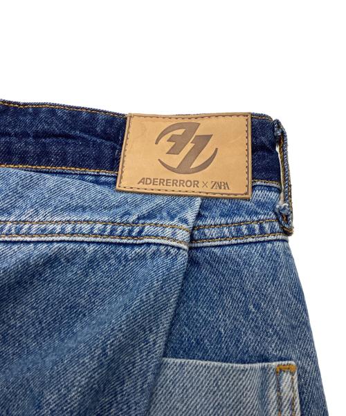 ZARA（ザラ）ZARA (ザラ) ADER error (アーダーエラー) Barrel Leg Jeans / バレルレッグジーンズ インディゴ サイズ:34の古着・服飾アイテム