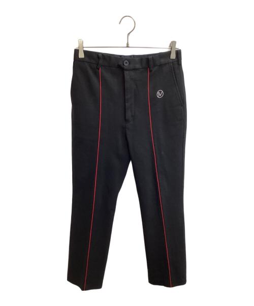 JOHN LAWRENCE SULLIVAN（ジョン ローレンス サリバン）JOHN LAWRENCE SULLIVAN (ジョン ローレンス サリバン) CENTER LINE PANTS / センターラインパンツ / 2A017-0218-20 ブラック サイズ:44の古着・服飾アイテム