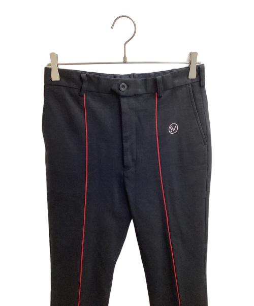 JOHN LAWRENCE SULLIVAN（ジョン ローレンス サリバン）JOHN LAWRENCE SULLIVAN (ジョン ローレンス サリバン) CENTER LINE PANTS / センターラインパンツ / 2A017-0218-20 ブラック サイズ:44の古着・服飾アイテム