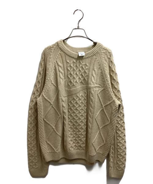 NIKE（ナイキ）NIKE (ナイキ) CABLE KNIT SWEATER / ケーブルニットセーター / DQ5177-206 アイボリー サイズ:Lの古着・服飾アイテム