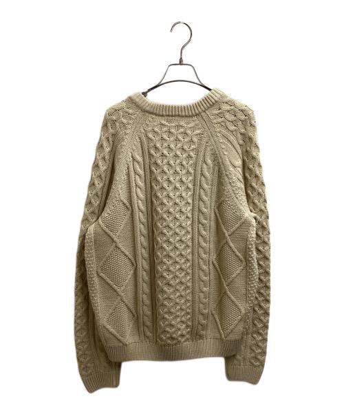 NIKE（ナイキ）NIKE (ナイキ) CABLE KNIT SWEATER / ケーブルニットセーター / DQ5177-206 アイボリー サイズ:Lの古着・服飾アイテム