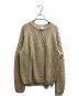 NIKE（ナイキ）の古着「CABLE KNIT SWEATER / ケーブルニットセーター / DQ5177-206」｜アイボリー