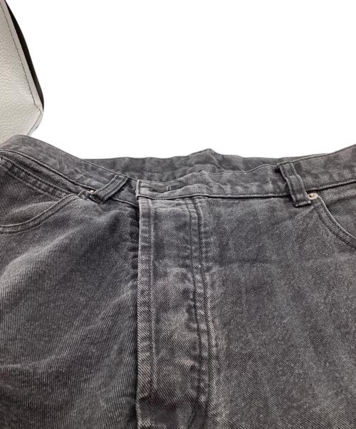 Vivienne Westwood man（ヴィヴィアン ウェストウッド マン）Vivienne Westwood man (ヴィヴィアン ウェストウッド マン) ASYMMETRIC STRIPE JEANS / 立体裁断 ブラック サイズ:46の古着・服飾アイテム