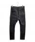 Vivienne Westwood man (ヴィヴィアン ウェストウッド マン) ASYMMETRIC STRIPE JEANS / 立体裁断 ブラック サイズ:46：10000円