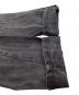 中古・古着 Vivienne Westwood man (ヴィヴィアン ウェストウッド マン) ASYMMETRIC STRIPE JEANS / 立体裁断 ブラック サイズ:46：10000円