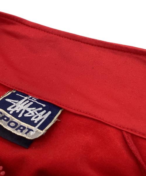 stussy sport（ステューシー スポーツ）STUSSY SPORT (ステューシー スポーツ) トラックジャケット / USA製 レッド サイズ:不明（タグ欠損）の古着・服飾アイテム