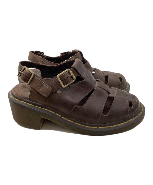 Dr.Martens（ドクターマーチン）Dr.Martens (ドクターマーチン) ヒールグルカサンダル / CONNIE ブラウン サイズ:25cmの古着・服飾アイテム